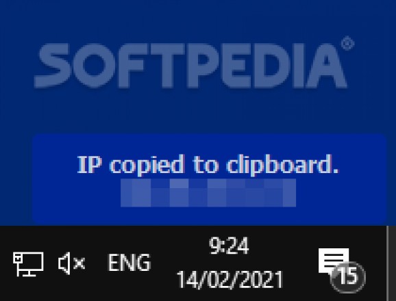 Copy Public IP screenshot