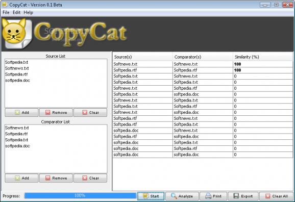 CopyCat screenshot