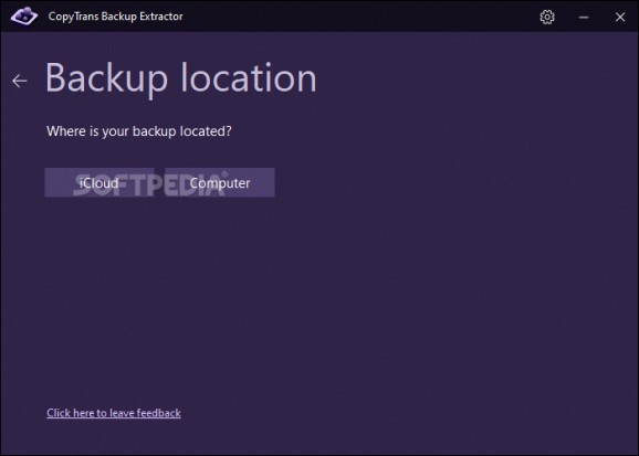 CopyTrans Backup Extractor screenshot
