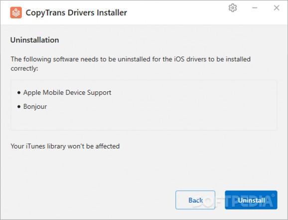 CopyTrans Drivers Installer screenshot