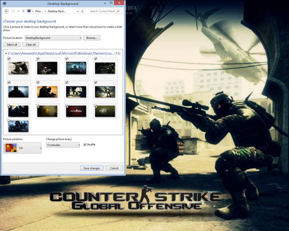 Counter Strike Global Offensive Theme screenshot