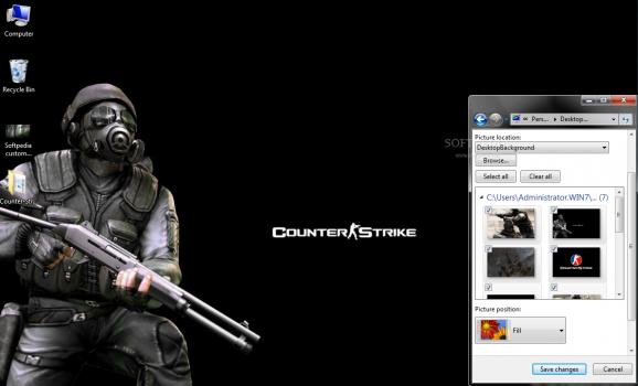 Counter Strike Windows 7 Theme screenshot