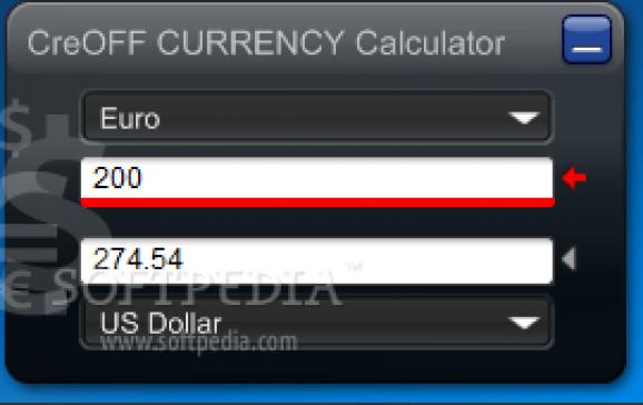 CreOFF CURRENCY Calculator screenshot