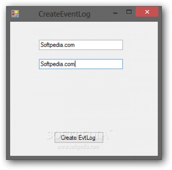 CreateEvtLog screenshot