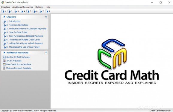 Credit Card Math screenshot