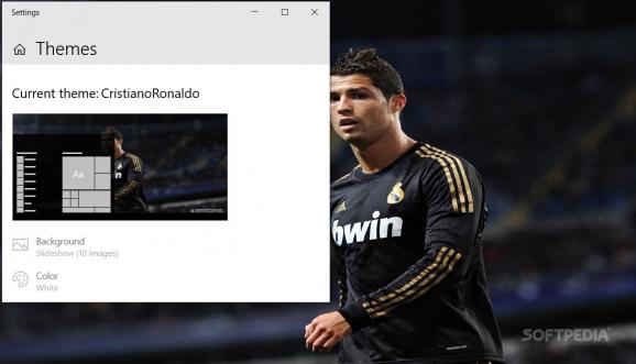 Cristiano Ronaldo Windows 7 Theme screenshot