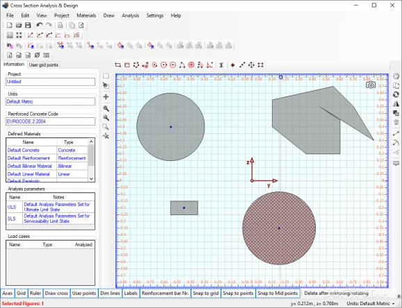 Cross Section Analysis & Design screenshot