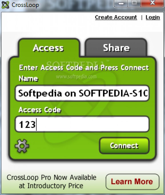 CrossLoop screenshot