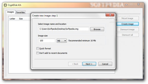 CryptDisk.4h Manager screenshot