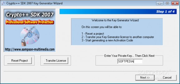 Crypto++ SDK 2007 Enterprise screenshot