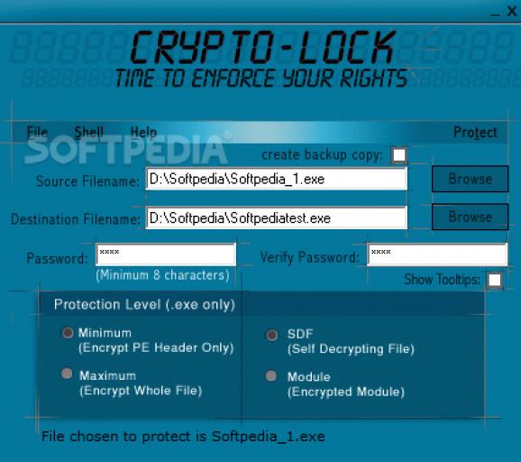 Crypto-Lock screenshot