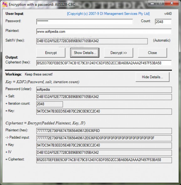 CryptoSys API Server Edition screenshot