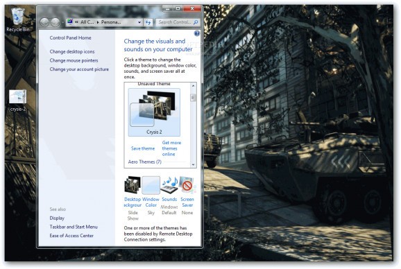 Crysis 2 Theme screenshot