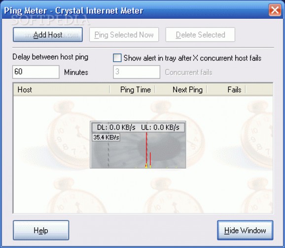 Crystal Internet Meter screenshot