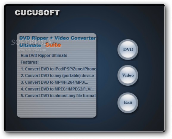 Cucusoft DVD Ripper+Video Converter Ultimate Suite screenshot