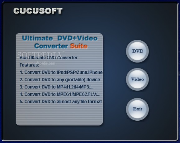Cucusoft Ultimate DVD + Video Converter Suite screenshot