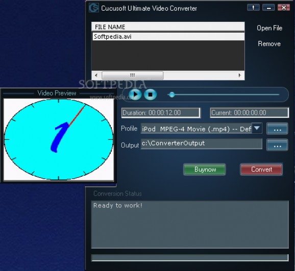 Cucusoft Ultimate Video Converter screenshot