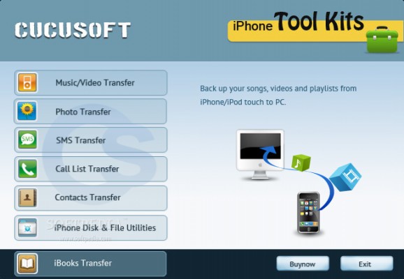 Cucusoft iPhone Tool Kits screenshot