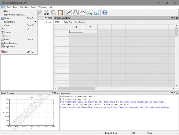 CurveExpert Basic screenshot