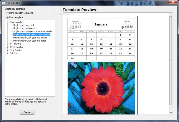 Custom Calendar Maker screenshot
