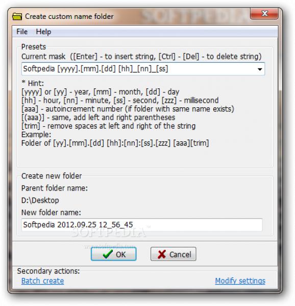 Custom Folder screenshot