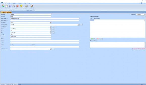 Customer Info Manager Pro screenshot