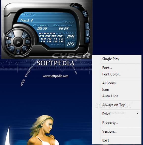 Cyber CD Player screenshot