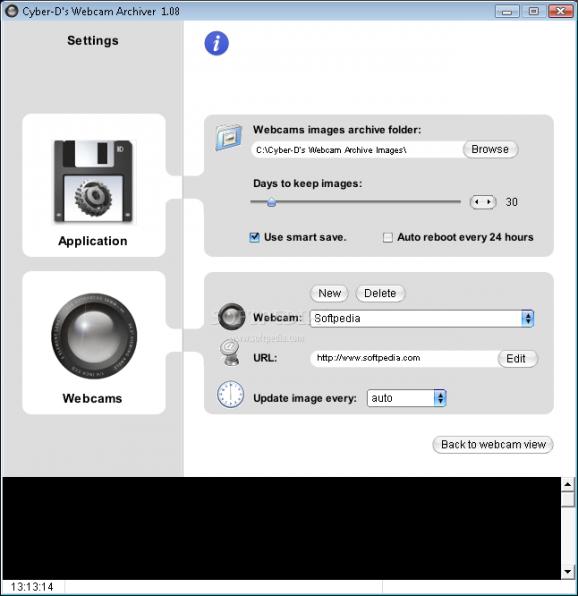 Cyber-D's Webcam Archiver screenshot