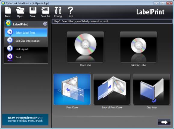 CyberLink LabelPrint screenshot