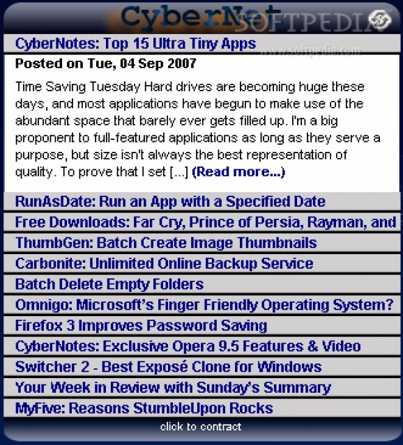 CyberNet Technology News screenshot