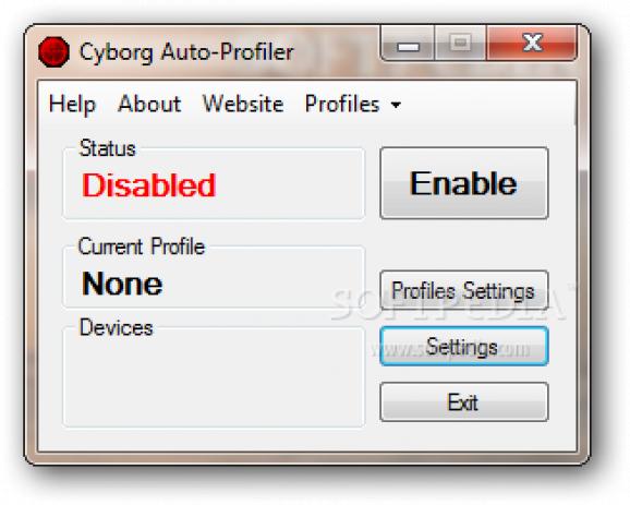 Cyborg Auto-Profiler screenshot