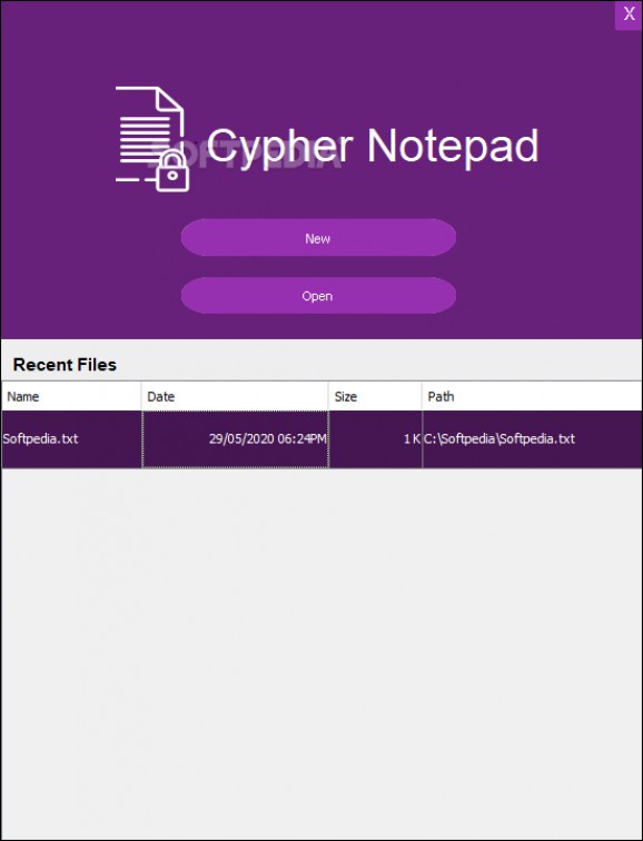 Cypher Notepad screenshot