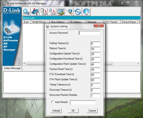 D-Link AirPremier AG AP Manager for DWL-7200AP screenshot