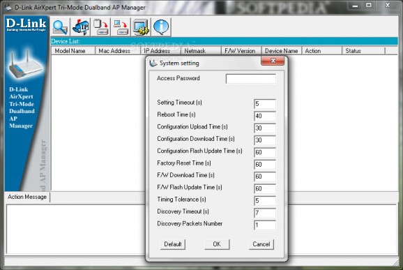 D-Link AirXpert Tri-Mode Dualband AP Manager for DWL-7000AP screenshot