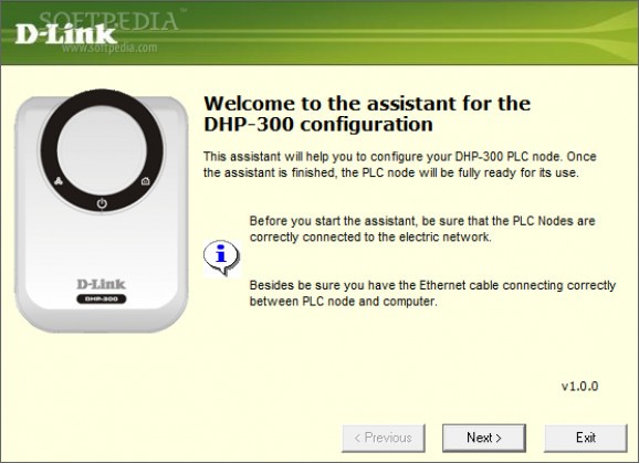 D-Link DHP-300 PLC Utility screenshot
