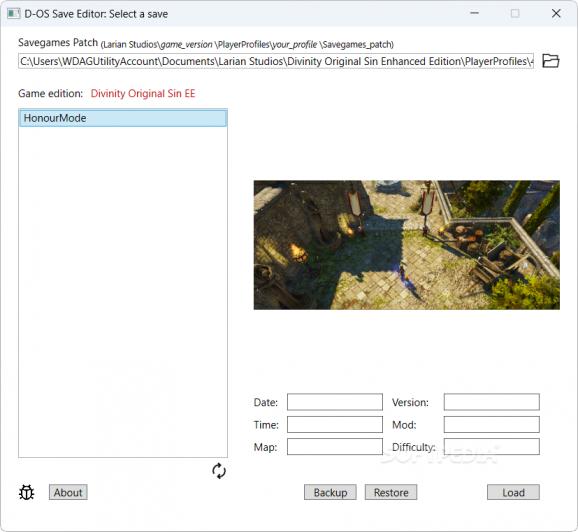 D-OS Save Editor screenshot