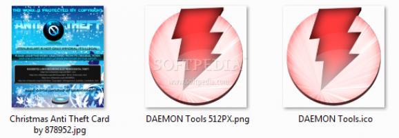 DAEMON Tools icons screenshot