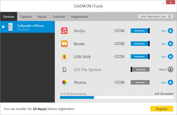 DAEMON iTools screenshot