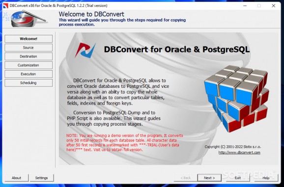 DBConvert for Oracle & PostgreSQL screenshot