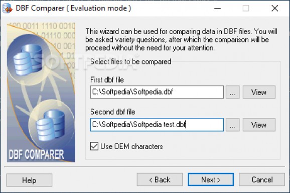 DBF Comparer screenshot