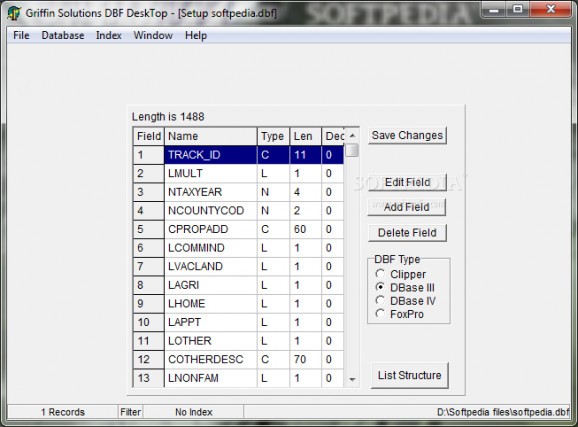 DBF Desktop screenshot