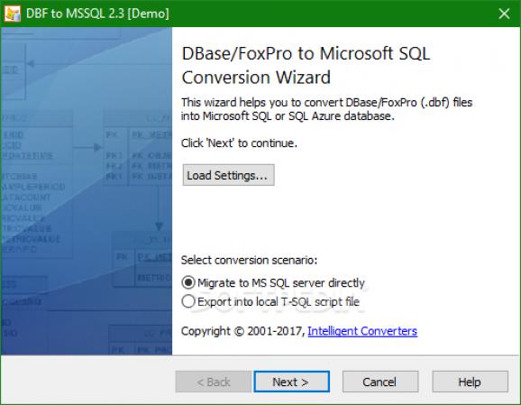 DBF to MSSQL screenshot
