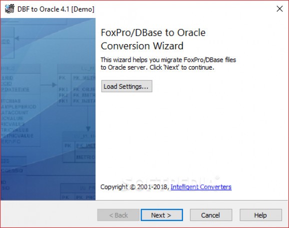 DBF to Oracle screenshot