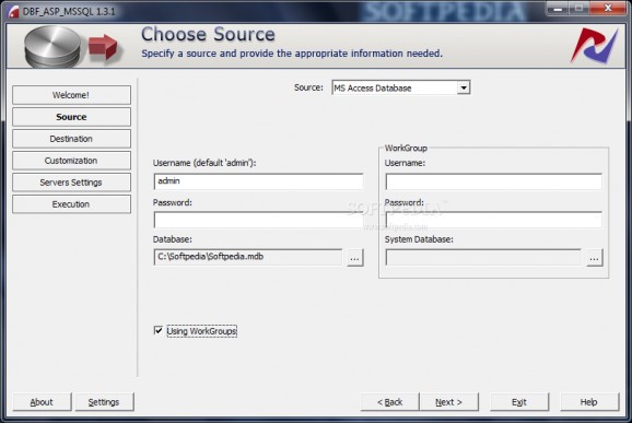 DBForms from MS Access to ASP.NET+MS SQL screenshot
