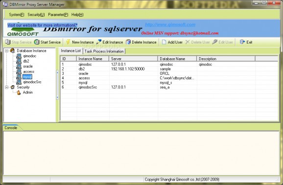 DBMirror for SqlServer screenshot