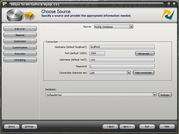 DBSync for MS FoxPro & MySQL screenshot