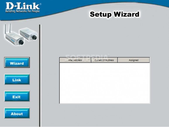 DCS-1000W Series Setup Wizard screenshot