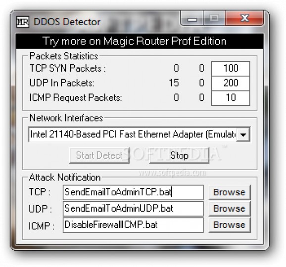 DDOS Detector screenshot