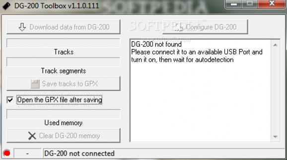 DG-200 Toolbox screenshot