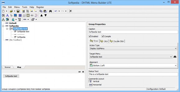 DHTML Menu Builder Lite screenshot